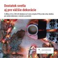 LED vianočná reťaz, 24 m, vonkajšia aj vnútorná, multicolor, programy, časovač