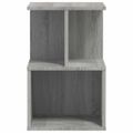 vidaXL Nočné stolíky 2 ks sivé sonoma 35x35x55 cm spracované drevo
