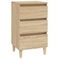vidaXL Nočný stolík dub sonoma 40x35x70 cm spracované drevo