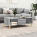 vidaXL Konferenčný stolík Sivý Sonoma 102 x 55 x 35 cm