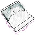 vidaXL Lapač vtákov Zelená 50 x 60 x 1,9 cm Polyetylén