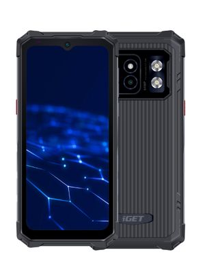 iGET T2 8 + 256 Black - odolný mobilný telefón