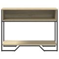 vidaXL Konzolový stolík dub sonoma 100x35x74,5 cm kompozitné drevo