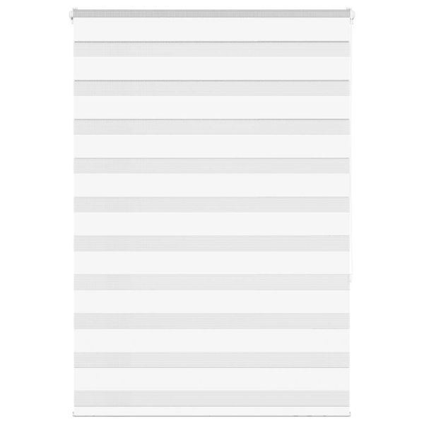 vidaXL Zebra roleta biela 95x150 cm šírka látky 90,9 cm polyester