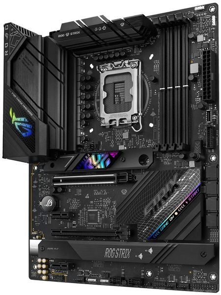 ASUS ROG STRIX B760-F GAMING WIFI/LGA 1700/ATX Základní deska, Intel B760, LGA1700, 4x DDR5 DIMM (max. 128GB), 3x M.2, Wi-Fi, DisplayPort, HDMI, USB typ C, ATX