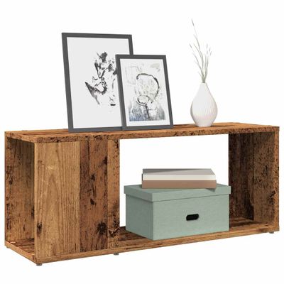 VidaXL TV skrinka Old Wood 80x24x32cm Engineered Wood