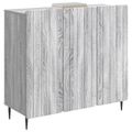 vidaXL Servírovacia skriňa Sivá sonoma 89 x 34,5 x 82 cm