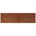 vidaXL Parapetné dosky Hnedé drevo 120 x 45 x 4,5 cm PVC