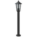 vidaXL Vonkajšia stojaca lampa čierna 80 cm nehrdzavejúca oceľ