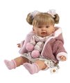Llorens 42286 ALEXANDRA - realistická bábika so zvukmi a látkovým telom - 42 cm