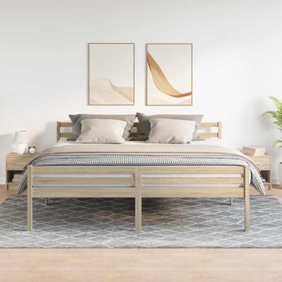 vidaXL Nočné stolíky 2 ks s zásuvkou dub sonoma 39x28x41 cm