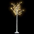vidaXL Vianočný stromček/vŕba 156 LED 1,5 m, teplá biela, dovnútra/von