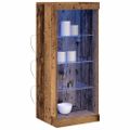 vidaXL LED komoda Staré drevo 41 x 37 x 100 cm Kompozitné drevo