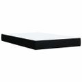 vidaXL Boxspring posteľ s matracom čierna 120x190 cm látka
