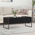 vidaXL Konferenčný stolík Čierny dub 100 x 46 x 40 cm Kompozitné drevo