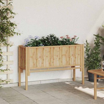 vidaXL Zvýšený záhon Hnedá 110 x 35 x 70 cm Bambus