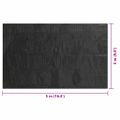 vidaXL Obdĺžniková bazénová plachta 500x300 cm, PE, čierna