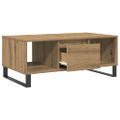 vidaXL Konferenčný stolík dub artisan 90x50x36,5 cm kompozitné drevo
