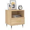 vidaXL Nočný stolík dub sonoma 40x35x47,5 cm kompozitné drevo