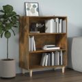 vidaXL Komoda dymový dub 69,5x32,5x90 cm spracované drevo