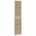 vidaXL Skříňové dvere s dverami 4 ks Prírodná 170 x 2,1 x 39,5 cm