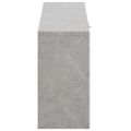 vidaXL Lavica na topánky betónová sivá 80x24x45 cm spracované drevo