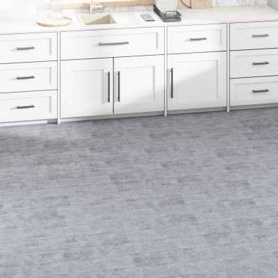 vidaXL Podlahové dosky 36 pcs Cementová šedá 5,02 m² PVC