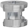 vidaXL Matice s kamlockom 2 ks Strieborná 12 x 10 mm Kov