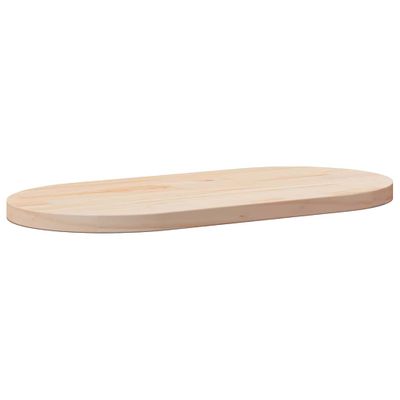 vidaXL Stolová doska 80x40x2,5 cm masívne borovicové drevo oválny tvar
