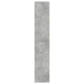 vidaXL Deliaca stena betónová sivá 100x33x175 cm kompozitné drevo