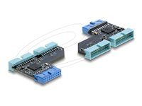 USB 5 Gbps Hub 20 pin header samica na 2