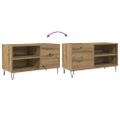 vidaXL Skrinka na platne dub artisan 84,5x38x48 cm kompozitné drevo