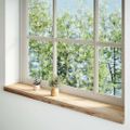 vidaXL Okenný parapet 2 ks 110x20x2 cm neošetrený dubový masív