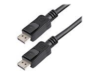 Kábel DisplayPort - DisplayPort (M) do DisplayPort (M) - 7 m - opatrený západkou - čierna
