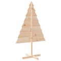 vidaXL Drevený vianočný stromček na dekoráciu 150 cm drevený masív