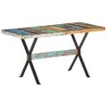 vidaXL Jedálenský stôl 140x70x76 cm, recyklovaný masív