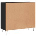 vidaXL Komoda biela 90x34x80 cm kompozitné drevo