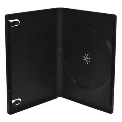 MEDIARANGE Box na 1x CD/DVD/BR 14mm čierny, 5ks