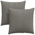 vidaXL Vankúše na pohovku 2 pcs Svetlosivá 60 x 60 cm