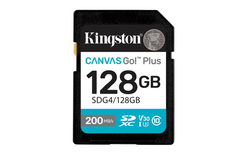 Kingston Canvas Go Plus/SDXC/128 GB/UHS-I U3 / Class 10