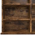 vidaXL CD skrinka údený dub 102x23x177,5 cm spracované drevo