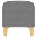 vidaXL Lavička tmavosivá 100x35x41 cm látka