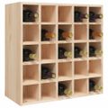 vidaXL Vinotéka 56x25x56 cm masívne borovicové drevo