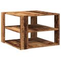 vidaXL konferenčný stolík Old Wood 58x58x40 cm Konštrukčné drevo