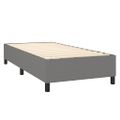 vidaXL Boxspring posteľ s matracom tmavosivá 90x190 cm látka