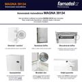 Skriňa 39134 MAGNA IP65, 400x300x165mm, súčasť: montážna doska