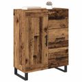 vidaXL Servírovacia skriňa so zásuvkou Staré drevo 69,5 x 34 x 90 cm