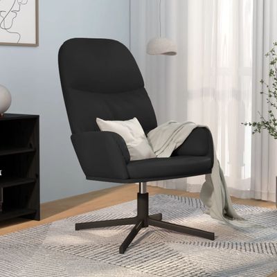 vidaXL Relaxačné kreslo čierne umelá koža