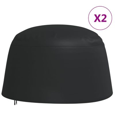 vidaXL Obaly na závesnú stoličku 2 ks Ø 190x115 cm 420D oxford látka