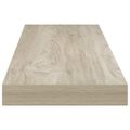 vidaXL Plávajúca nástenná polica, dubová 80x23,5x3,8 cm, MDF
